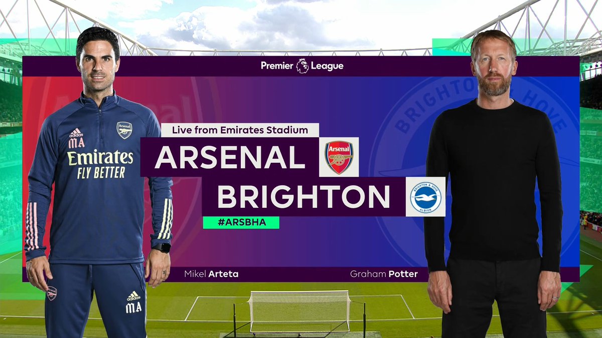 Arsenal move to second in Premier league, Brighton draw